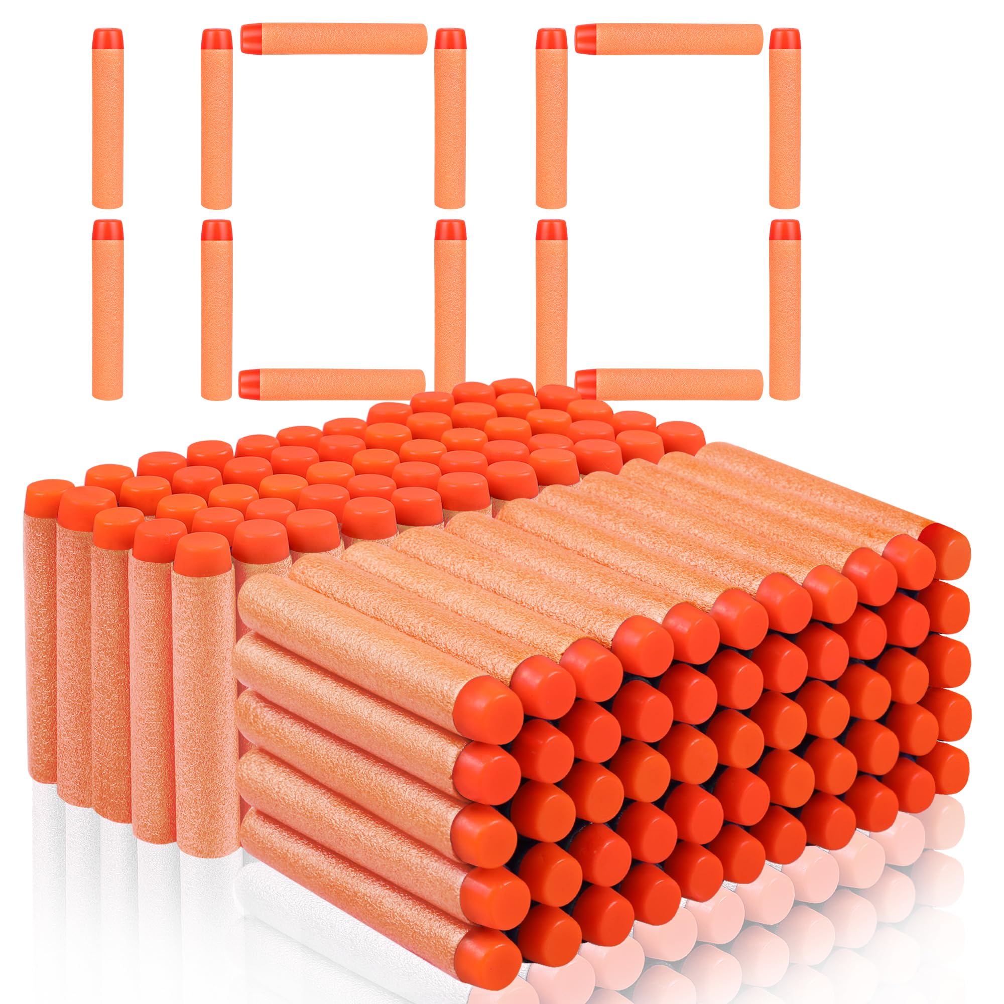 Пенные дротики Milifox, Сменные пули из ЭВА, Игрушечные пули, Губчатые дротики, Запасные пули, Многоразовые, Мягкие, Тихие, Круглые пули