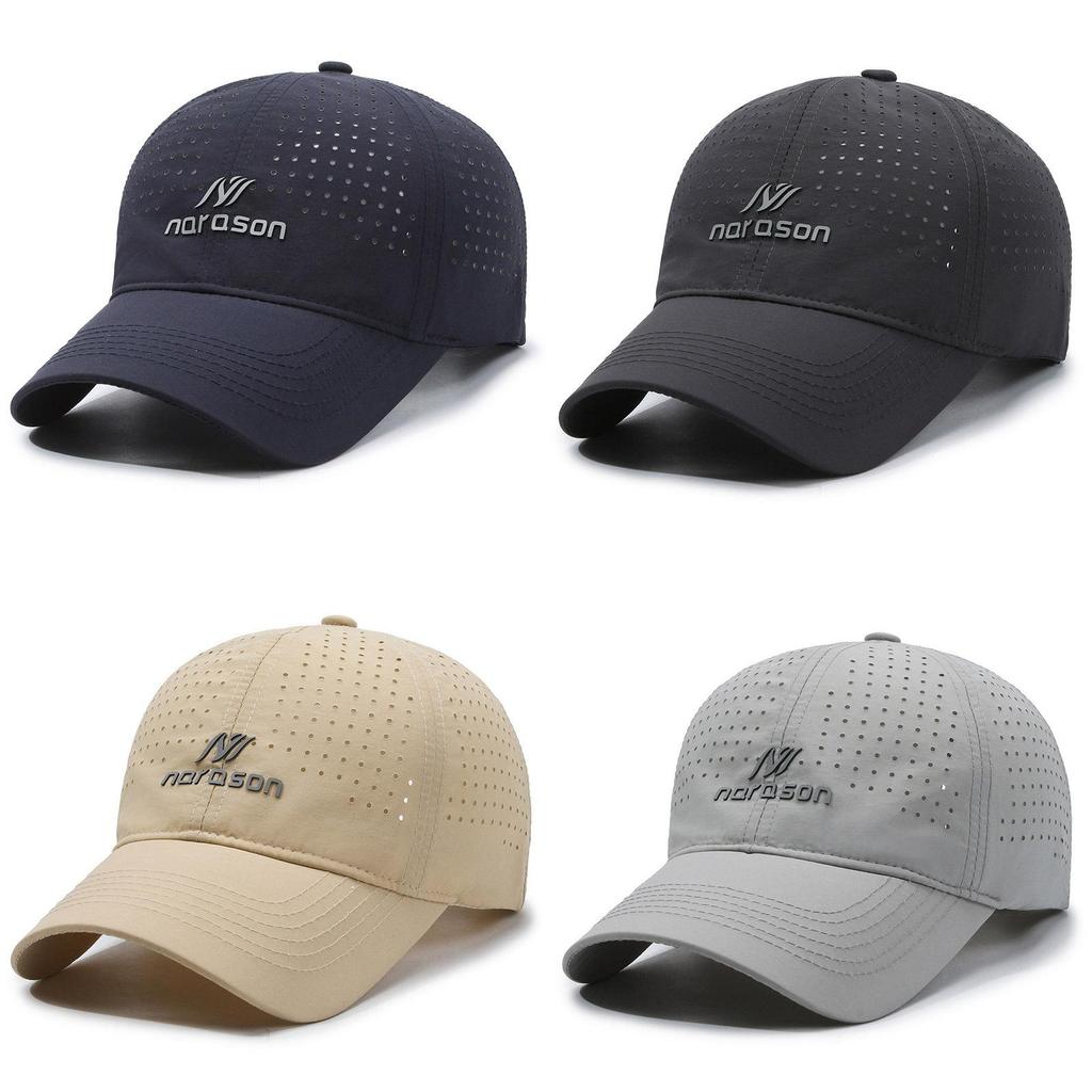 Polyester Breathable Sun Hat For Men Summer Casual Baseball Cap With Adjustable Fit