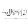 Auto Car Tail Rear Side 3D Metal Emblem Badge Sticker Skull Decals Styling Stickers Decal For Jeep Cherokee Wrangler Trunk
