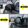 ABS Carbon Fibre Car Side Rearview Mirror Frame Cover Trim For Land Rover Discovery 4 LR4 2010-2016 LHD Exterior Accessories