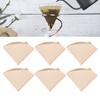 100PCS Coffee Filter Paper Disposable Natural Wood Pulp Cone Shape Coffee Strainer