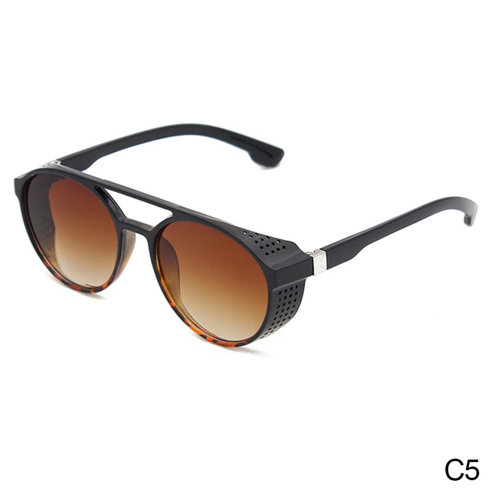 

Классические панк-солнцезащитные очки Мужские Дизайнерские солнцезащитные очки Мужские Винтажные солнцезащитные очки для мужчин Панк UV400 C5