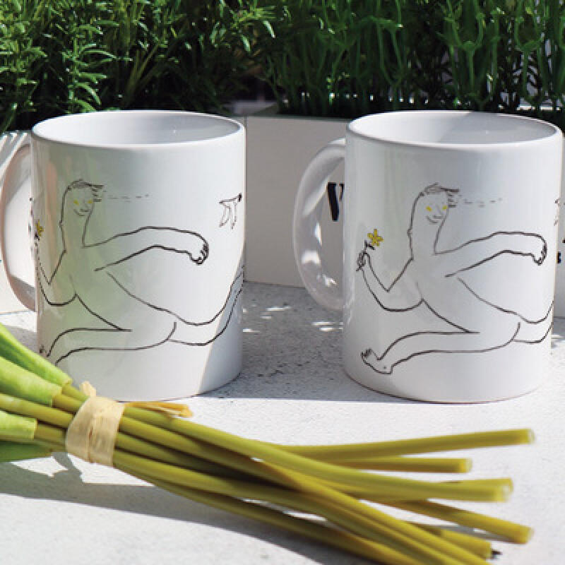if075-Design Mug 2p-Bird Catch Game