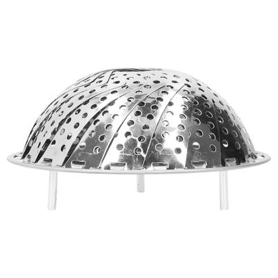 Stainless Steel Retractable Steaming Plate Rack Household Food Basket Tray for Fruit Vegetable