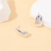 Accessories European and American Simple Creative Personalized Fashion Stud Earrings Alloy Light Luxury High-end Ear Bone Clip Set