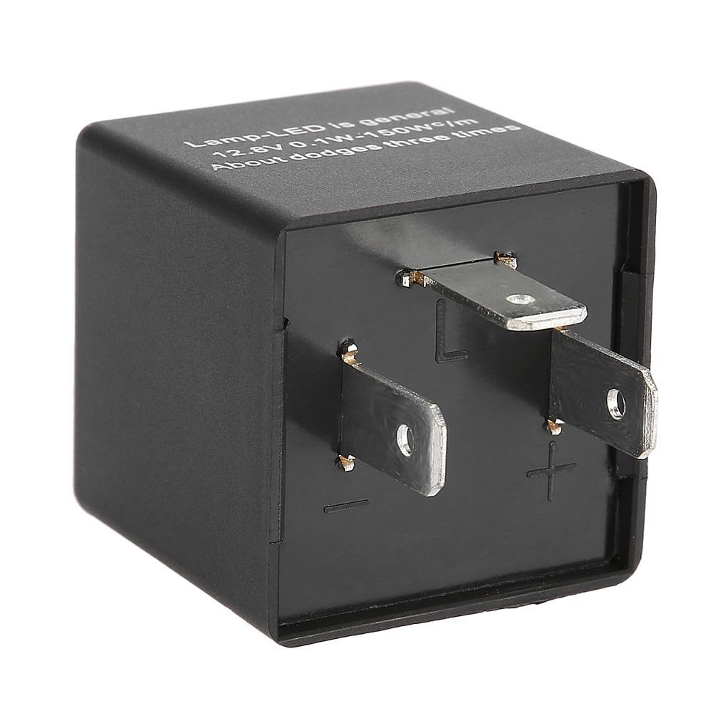 CF14KT 3 Pin 12V Car Adjustable Flasher Relay for LED Turn Signal Light
