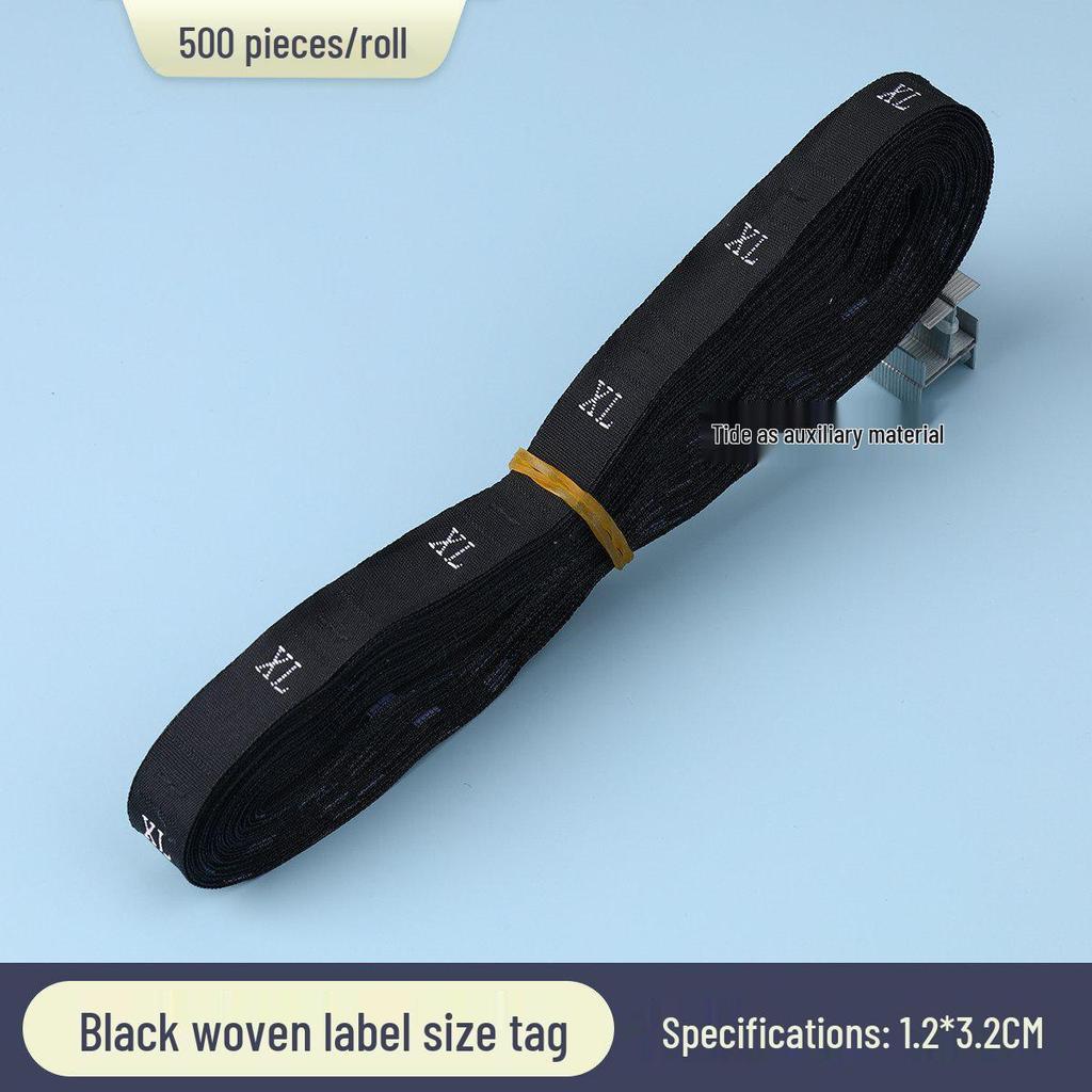 Universal Size Clothing with Labels: Size, Number, Digit, Fabric, Woven, and Roll Packaging