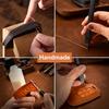 Leather Key Fob Cover, Compatible with -2025 2026 GMC Yukon Denali Sierra, For Chevy Silverado Suburban Tahoe Buick etc, Retro Style Design Key