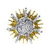 Exquisite Heavy Industry Advanced Sense Helios Brooch Temperament Elegant Men's Blazer Coat Accessories Corsage Badge
