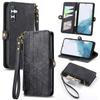 For Samsung Galaxy A36 5G Case Zipper Wallet Geometry Lines Leather Phone Cover
