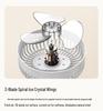 2026 Desktop Mini Electric Fan with Digital Display for Dorm Rooms