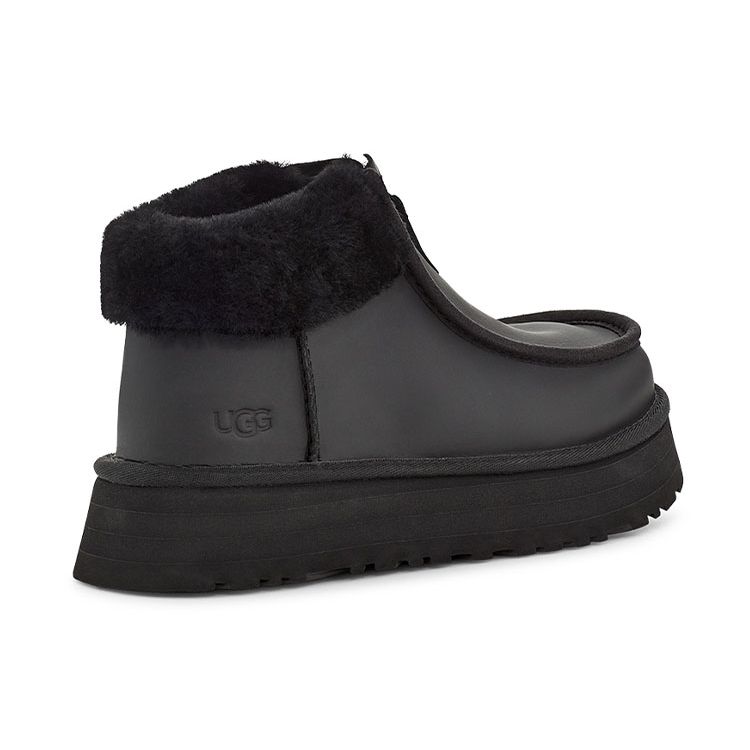 UGG Funkette Boot Plush Zipper Snow Boots Women boots Black 1120877-UMBL