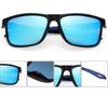 Mode Sonnenbrille für Herren Damen Klassischer quadratischer Rahmen Outdoor Fahren Spiegel Nachtsicht Sonnenbrille