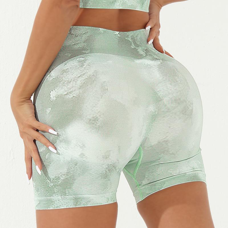 

Darcsport Women s Quick-Dry Wolf Print High Waist Yoga Running Shorts Large