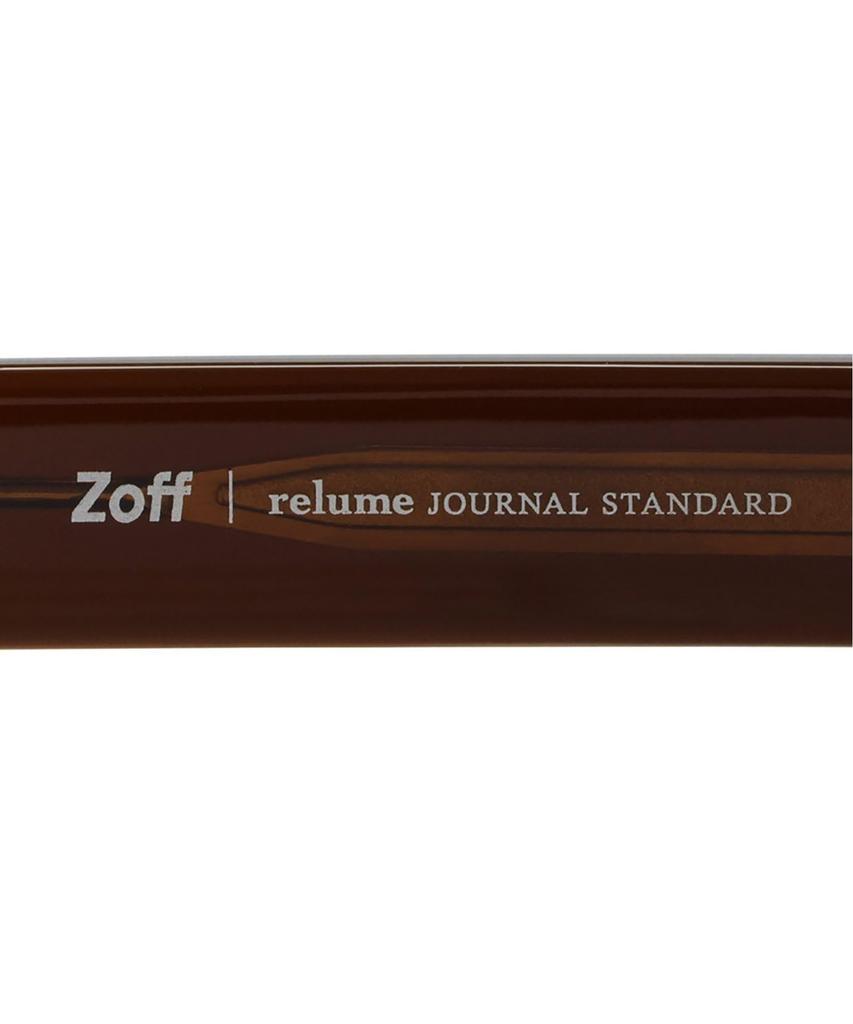 JOURNAL STANDARD relume Sunglasses Journal Standard Relume Thick Frame Black Rim Colored Lenses Stylish UV Protection Unisex [Zoff] Wellington-style