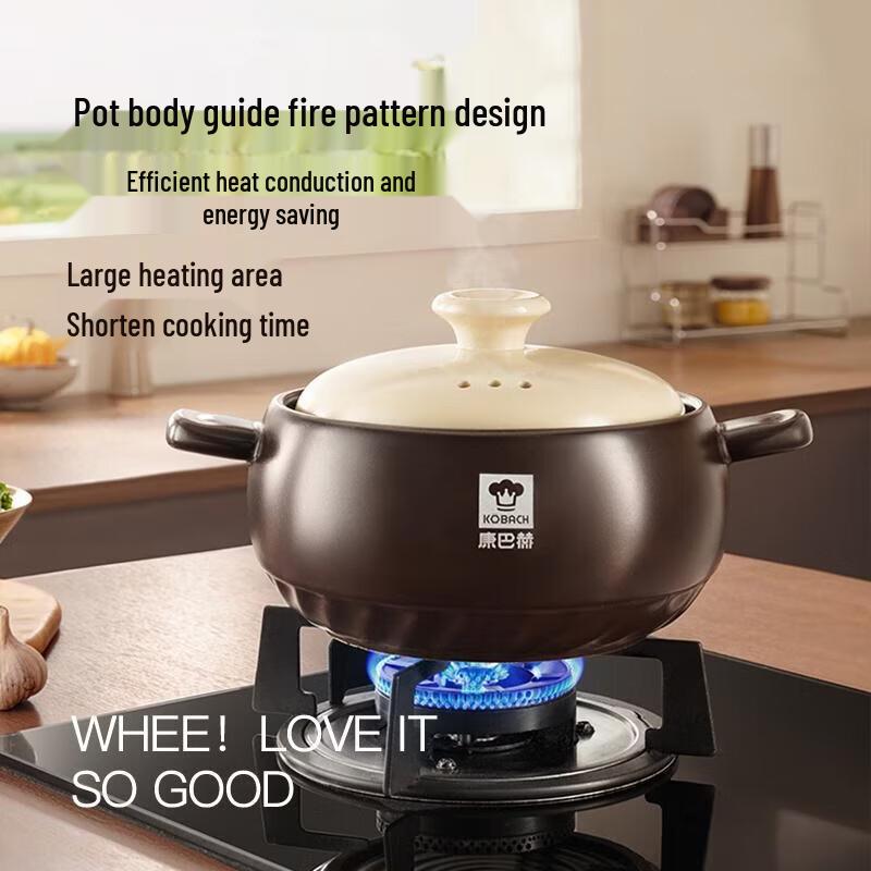 KOBACH Enjoy Series Ceramic Deep Soup Pot