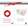 26ft Curtain Glide Tape Clear, Smooth and Silent Drapery Ring Glide Tape for Sliding Drapery