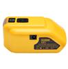 Battery adapter DCB090 for Dewalt 18V 20V external battery with  Dual USB Type-C DC Original Replacement LED Work light