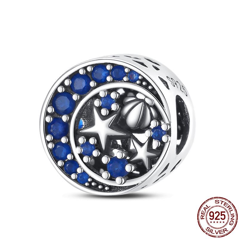 100% Copper Travel Charms Bead Fit 3Mm Original Bracelets Star Fish Round Charms Jewelry Making