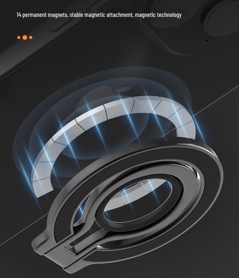 Magnetic Magsafe Phone Ring Holder & Zinc Alloy Desktop Stand