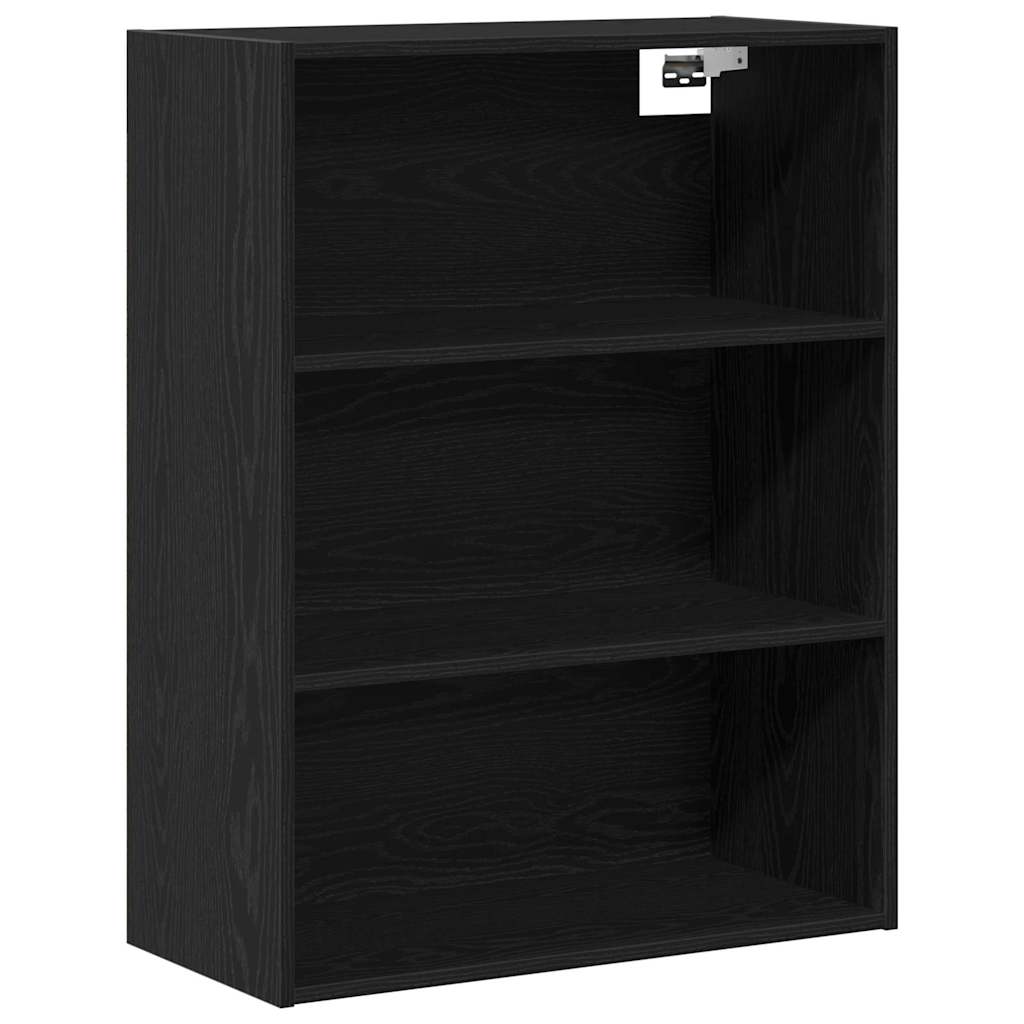 Highboard In Black Oak Look 27.8 X 13.4 X 70.9 In (L X W X H) Engineered Wood