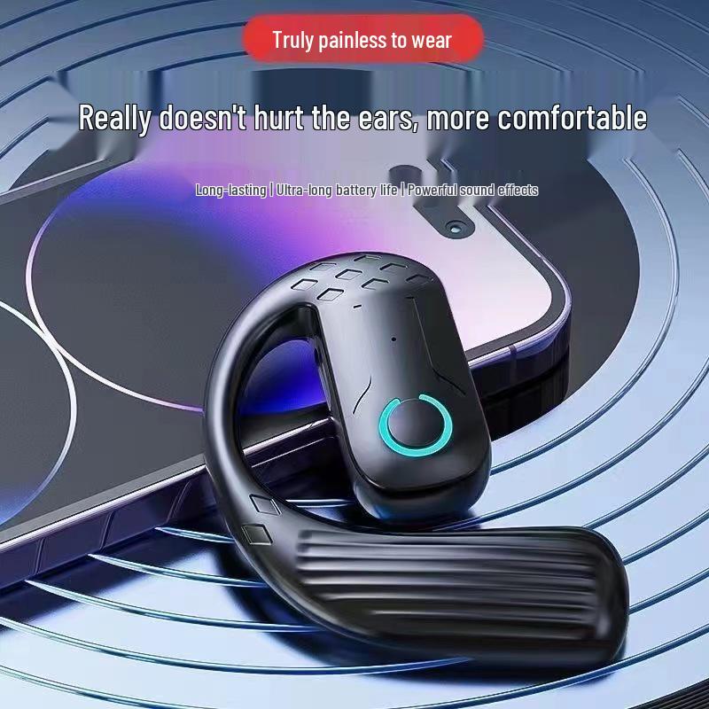 B01 Bluetooth 5.4 Sports Ear-Hook In-Ear Headset with Noise Reduction & Long Battery Life