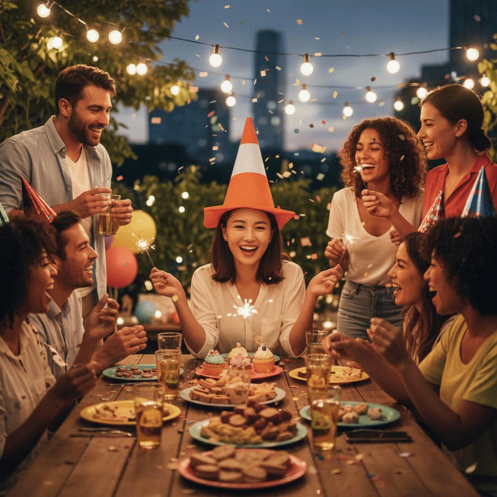 All Age Party Headgear Foldable Halloween Costume Funny Hat Carnival Stage Hat Masquerade Party