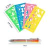 Spirograph Art Drawing Ruler Children DIY Handmade Painting Template Multifunctional Cartoon Color Developmental Toys Gifts TMZ
