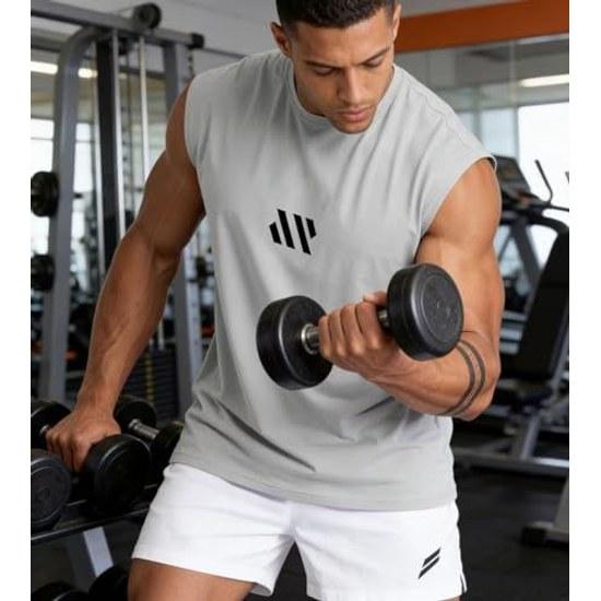 Tank Top Mens Training Wear Sleeveless Muscle Gym Stretch Quick-Dry Fitness Sportswear