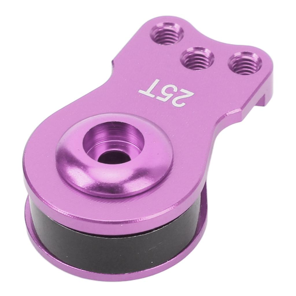 Servo Saver 25T Aluminum Alloy Replacement Lightweight Universal Servo Arm for 110 RC Car Purple