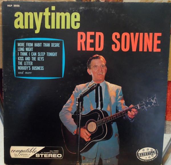 

LP Record RED SOVINE - Anytime NLP2056 Nashville 1968 US Folk Used