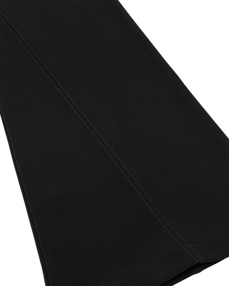 MOAA Twisted Bootcut Pants (Black)
