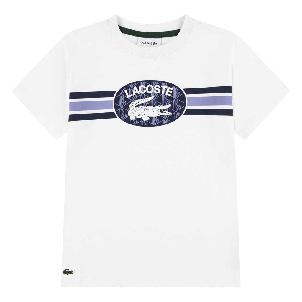 Lacoste Childrens/Kids Striped Regular T-Shirt