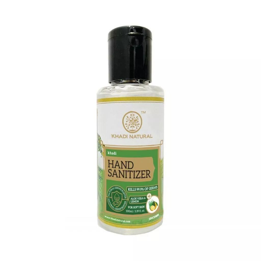 Płyn do dezynfekcji rąk z aloesem i cytryną (100 ml), Płyn do dezynfekcji rąk Khadi Natural