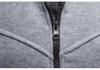 Autumn/Winter Cross-Border Fashion: Solid Color Plus Velvet Loose Hooded Jacket with Double Zipper and Long Sleeves