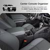 2PCS Center Console Organizer For 2025 Toyota 4Runner 6Th Gen Accessories Interior Ert Armrest Storage Tray And Hidden Storage Box