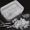 DIY Soft Silicone Air Chamber Glasses Eyeglasses Nose Pads With Screwdriver Replacement Repair Tools Anti-slip Nose Pad Screw