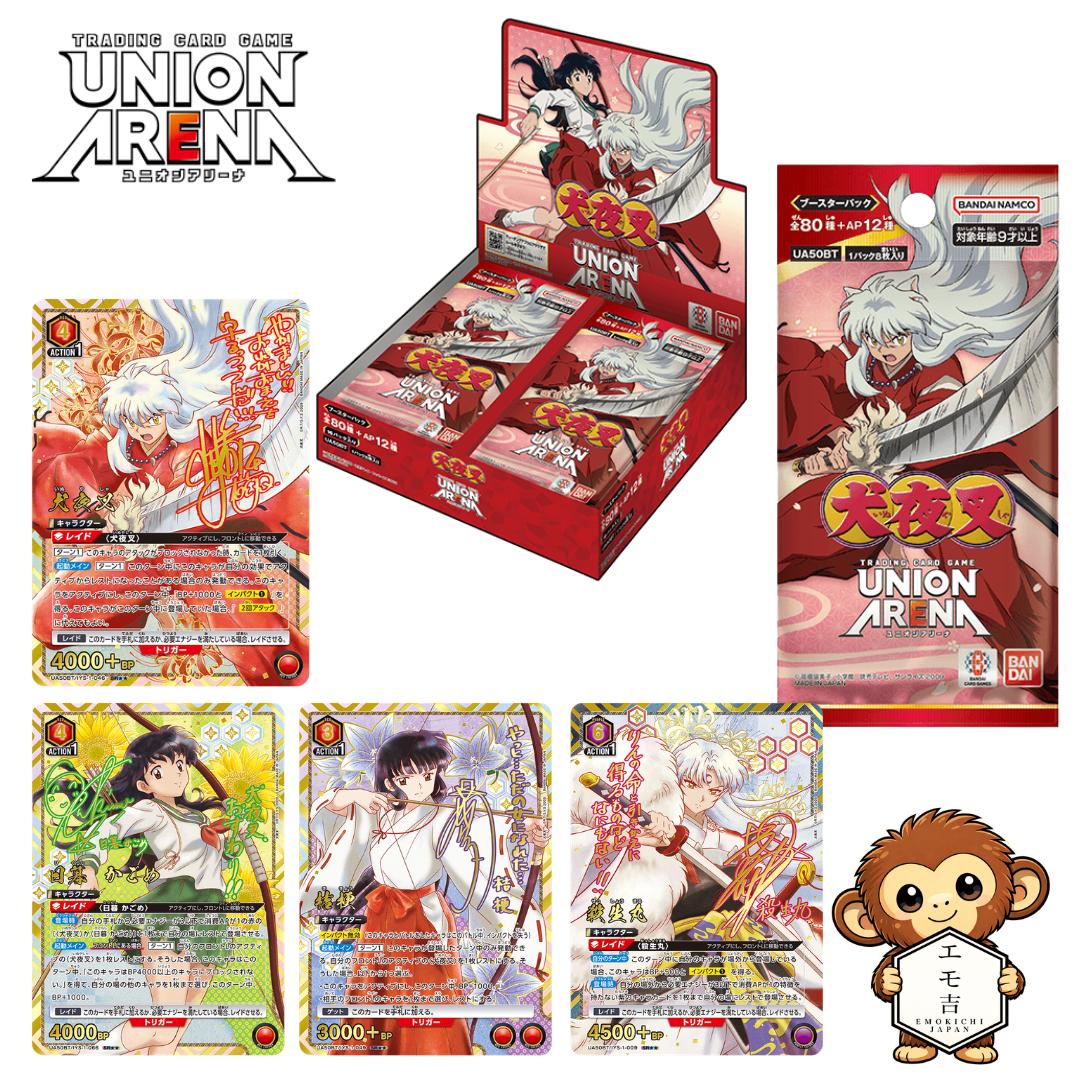 Bandai Union Arena Inuyasha UA50BT Booster Box 16 Packs Japanese TCG Sealed