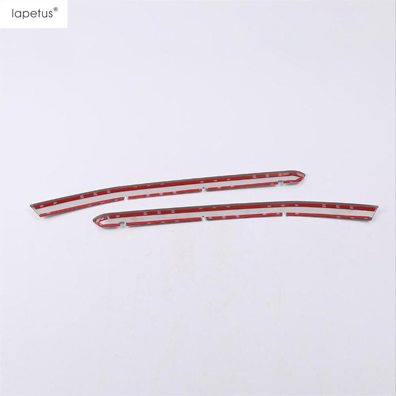 Front Bumper Lower Bottom Grille Strip Protection Decoration Cover Trim Stainless Steel Accessories For Haval F7 F7X 2018 -