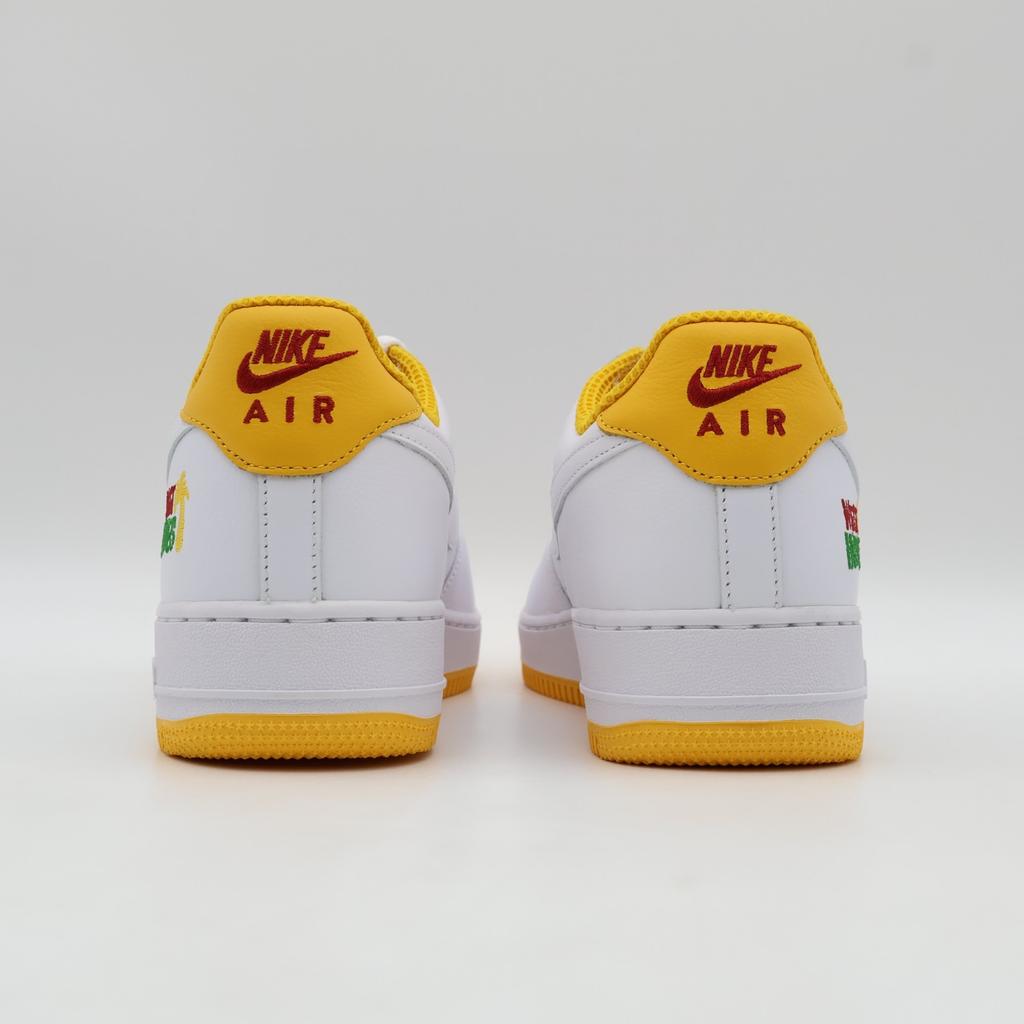 DX1156-101 Nike Air Force 1 Low West Indies White University Gold (Men's)