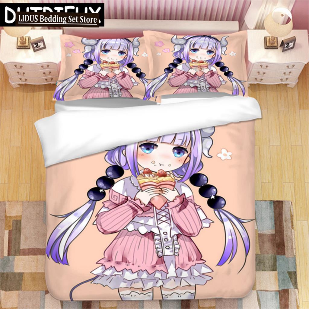 Japanese Anime KannaKamui 3D Printed Bedding Set Duvet Covers Pillowcases Comforter Bedding Set Bedclothes Duvet Cover 01