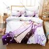 Ichika Aiji Kei Collar x Malice Crime Mystery Print Duvet Cover + 2 Pillowcases Otome Fans 3pcs Bedding Set Anime Kawaii