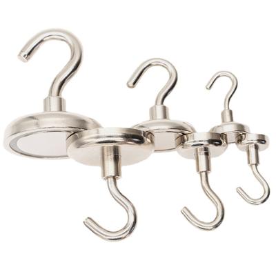1-8 PZ Gancio Magnetico al Neodimio Forte Supporta Fino a 12kg 5 Libbre Diametro 20mm Magneti Gancio Rapido per Casa Cucina Posto di Lavoro Ecc.