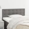 VidaXL Headboard Bedroom Furniture Bed Accessory Single Bed Headboard Interior Dark Grey 90x5x78/88 346417