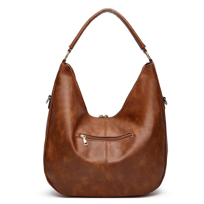 Bag women's bag new European and American trend retro tote bag shoulder bag large capacity mother and child bag