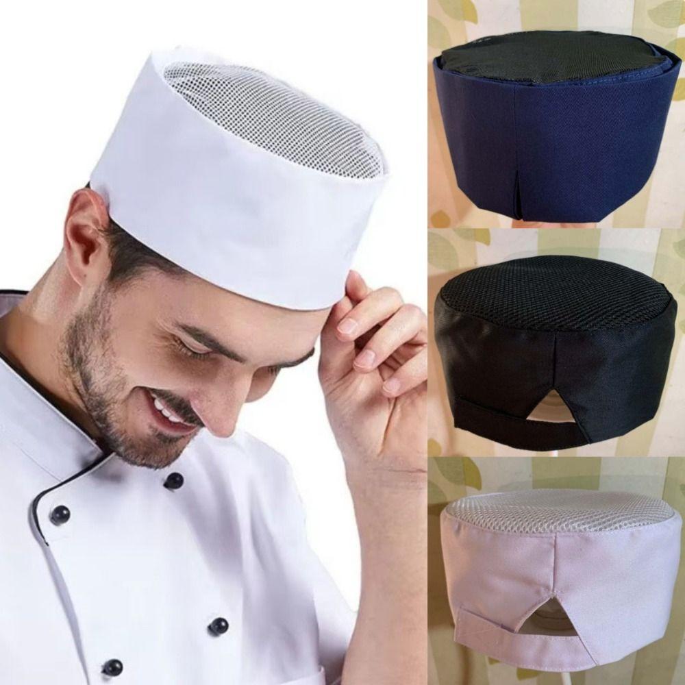 Wear Resistant Breathable Sushi Cap Japanese-Style Head Circumference Chef Hat  Bakery