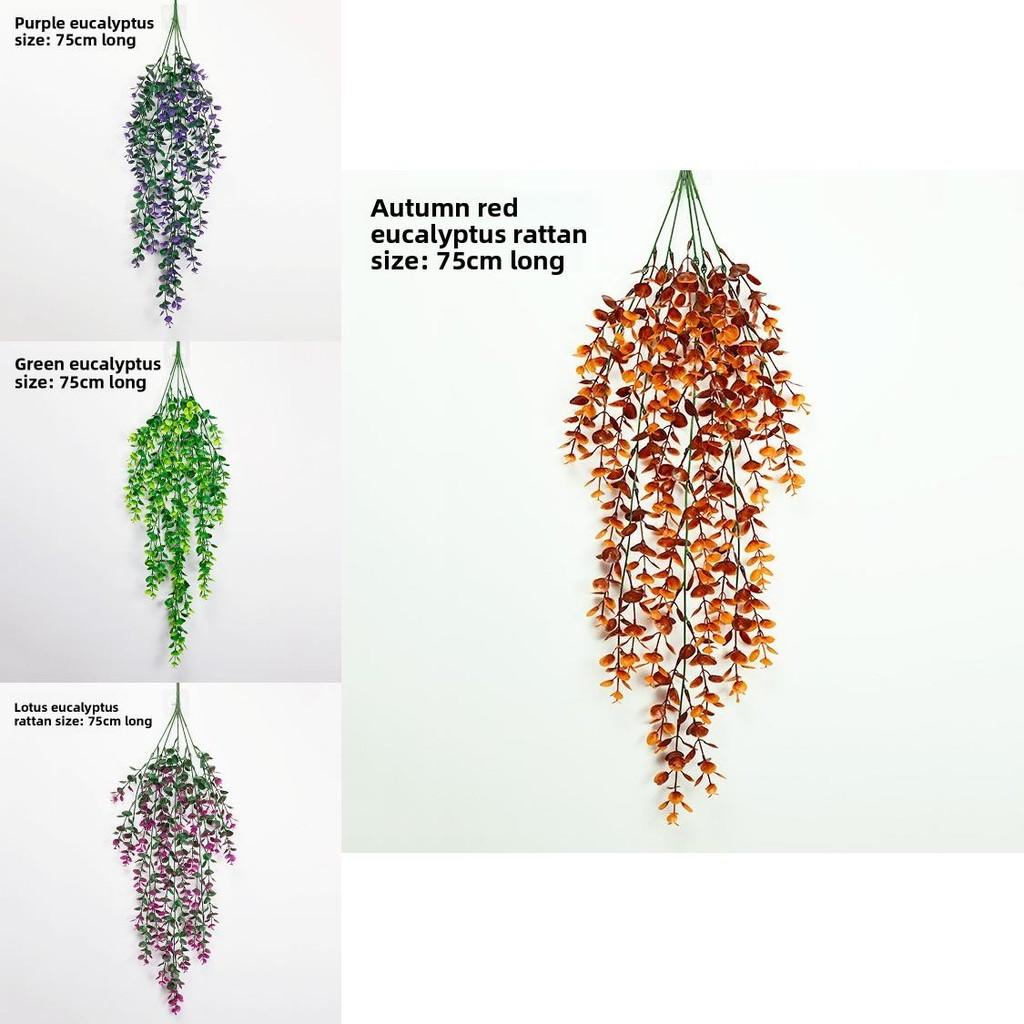 Faux Eucalyptus Hanging Vine With Uvresistant Plastic Material For Wedding And Photography Decor