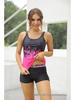 European and American Fashion Sexy Printed Split Waist Bikini Swimsuit for Women