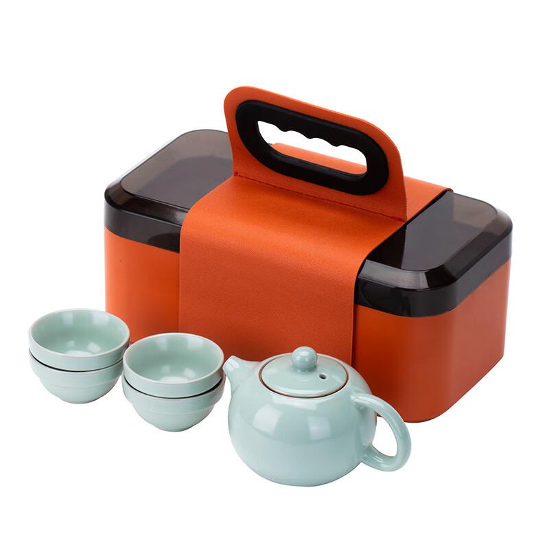 Ru Kiln Portable Kung Fu Travel Tea Set