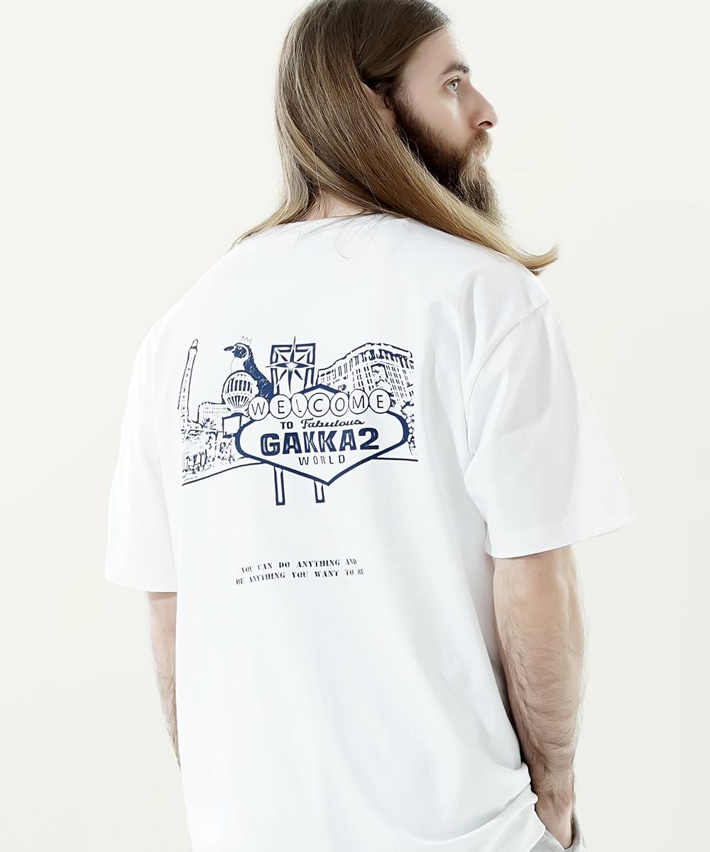 Gakkai Unions Vegas Short-Sleeve T-Shirt White White/M